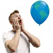 balon lateksowy kula ziemska pastel qualatex 11 25 szt
