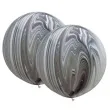 balon marmurowe srebrne qualatex 30 2 szt