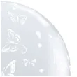 balon motylki transparentne qualatex 36 cali 2 szt