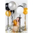 balon okragly zloty metalik partydeco 24