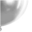 balon olbrzym glossy srebrny partydeco 24