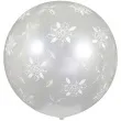 balon olbrzym kula metalik biale roze biale gemar 85 cm