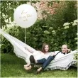 balon olbrzym love is in the air bialy partydeco 100 cm