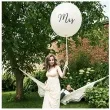 balon olbrzym mrs bialy partydeco 100 cm