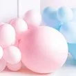 balon olbrzym pastel rozowy blady partydeco 100 cm