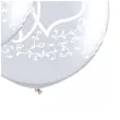 balon serca i pnacza transparentne qualatex 30 2 szt