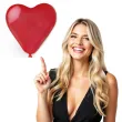 balon serce czerwone amscan 16 10 szt hrt