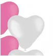 balon serce gladkie rozowy mix folat 12 8 szt hrt