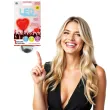balon serce led czerwone godan 10