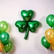 balon w ksztalcie koniczynki na dzien patryka zielona i trzylistna