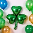 balon w ksztalcie koniczynki na dzien patryka zielona i trzylistna