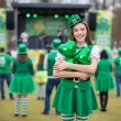 balon w ksztalcie koniczynki na dzien patryka zielona i trzylistna