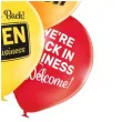 balon wrocilismy we are back mix belbal 12 6 szt