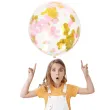 balon z konfetti classic zloto rozowe folat 24 orb
