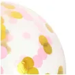 balon z konfetti classic zloto rozowe folat 24 orb