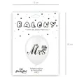 balon z napisem mrs bialy partypal 18