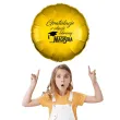 balon zloty gratulacje z okazji obrony magistra magisterka prezent