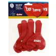 balony 10 serca gemar czerwone love 5 szt