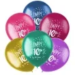 balony 10 urodziny happy 10th folat 13 6 szt