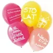 balony 10 urodziny mix pastel mix belbal 5 szt