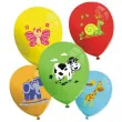 balony 10 zwierzatka pastel mix belbal 5 szt