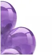balony 10c quartz purple crystal fioletowy partydeco 9 20 szt