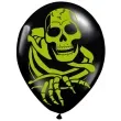 balony 12 kosciotrup zielony folat czarne 8 szt