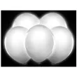balony 12 led biale 5 szt