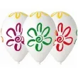 balony 12 malowane kwiaty gemar mix 5 szt