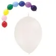 balony 12 metalik z lacznikiem globos perlowe 100 szt