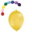 balony 12 metalik z lacznikiem globos zlote 100 szt