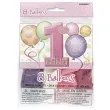 balony 12 urodziny 1 unique pastel mix pink 8 szt