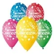 balony 12 w dniu urodzin gemar mix 5 szt