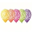 balony 12 witrazowe liscie gemar mix 5 szt