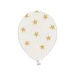 balony 14 gwiazdki zlote belbal metallic pearl 50 szt