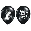 balony 14 hen night party czarne 50 szt