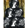 balony 14 hen night party czarne 6 szt