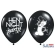 balony 14 hen night party czarne 6 szt