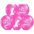 balony 14 hen night party rose 6 szt