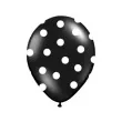 balony 14 kropki pastel black belbal 50 szt