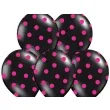 balony 14 kropki pastel black belbal 50 szt
