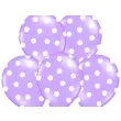 balony 14 kropki pastel lavender belbal 50 szt