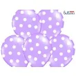 balony 14 kropki pastel lavender blue strong 6 szt