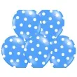 balony 14 kropki pastel mid blue belbal 6 szt
