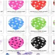 balony 14 kropki pastel mix belbal 1 szt