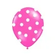 balony 14 kropki pastel rose belbal 6 szt