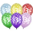 balony 14 liczba 3 strong metallic mix 50 szt