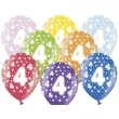 balony 14 liczba 4 belbal metallic mix 50 szt
