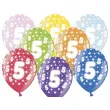 balony 14 liczba 5 belbal metallic mix 6 szt