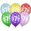 balony 14 liczba 7 strong metallic mix 6 szt